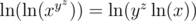 可直接比较的公式