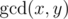 gcd 记号